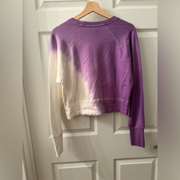 Joy Lab Purple/White Athletic Sweater - Picture 3 of 4